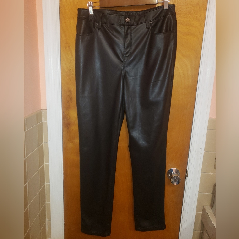NWOT Chico's faux leather pants